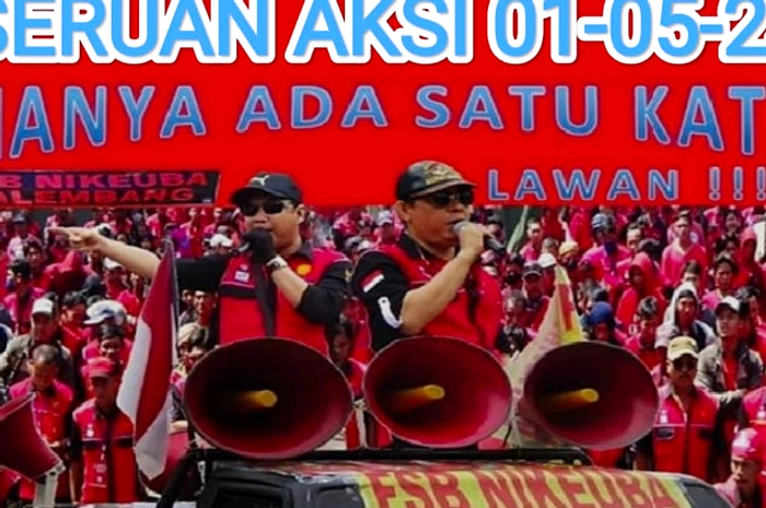 Ribuan Buruh Palembang Tegaskan Tuntutan Ketenagakerjaan
