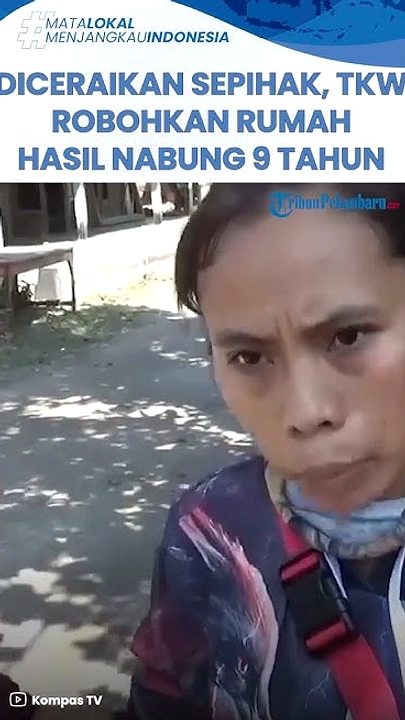 Rumah Hasil TKW Hongkong Diratakan Ekskavator