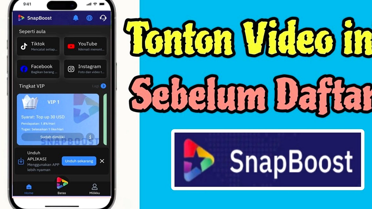 Satgas PASTI Blokir Snapboost, Aplikasi Tipu-Tipu Click to Earn