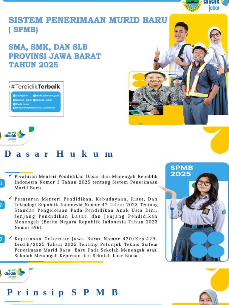 Sekolah Jadi Titik Kontak Utama SPMB 2026 Jawa Barat