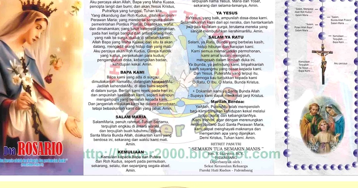 Selasa 23 Juni 2026: Renungkan Penderitaan Yesus lewat Doa Rosario
