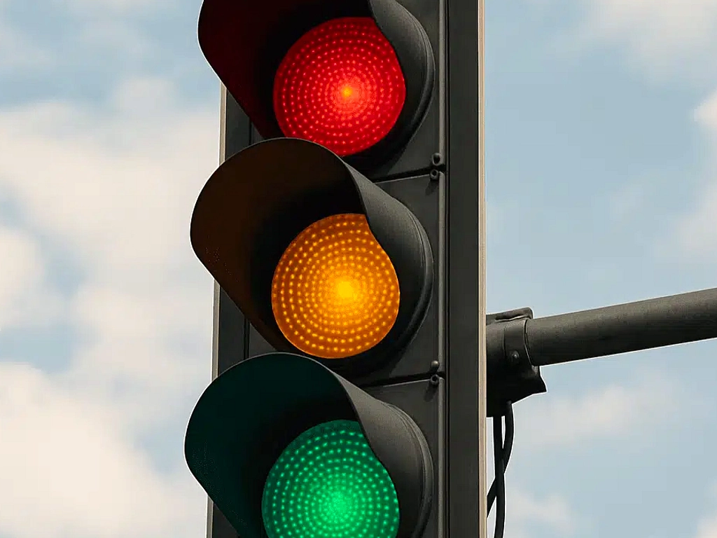 Sembilan Lampu Lalu Lintas Surabaya Mati, Kemacetan 10 Menit