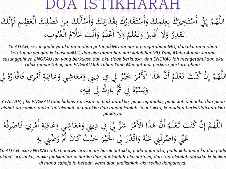 Sholat Istikharah: Cara Memohon Petunjuk Allah Keputusan