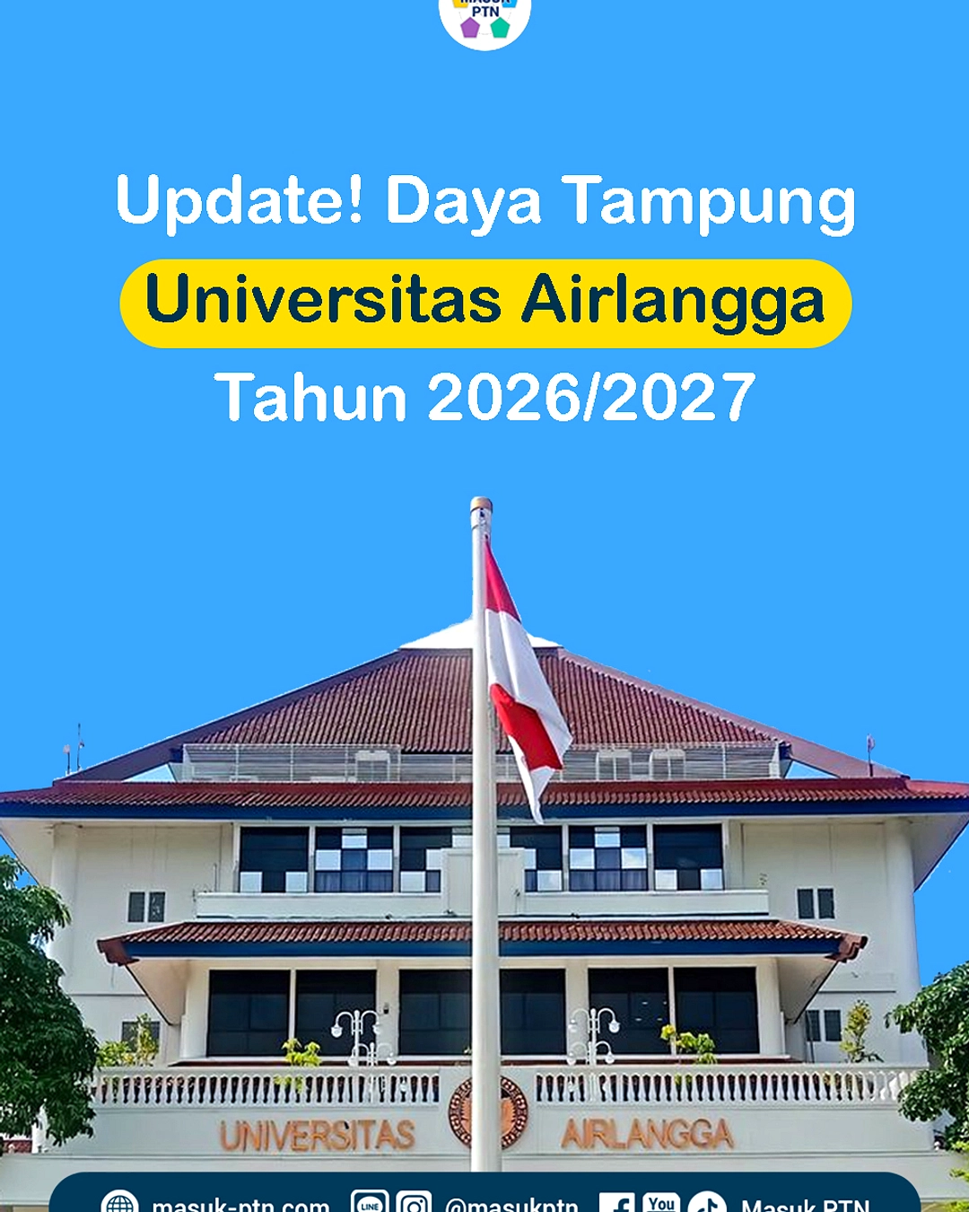 SNBT 2026: Unair Buka 62 Program Studi, Ini Jurusan Terpopuler