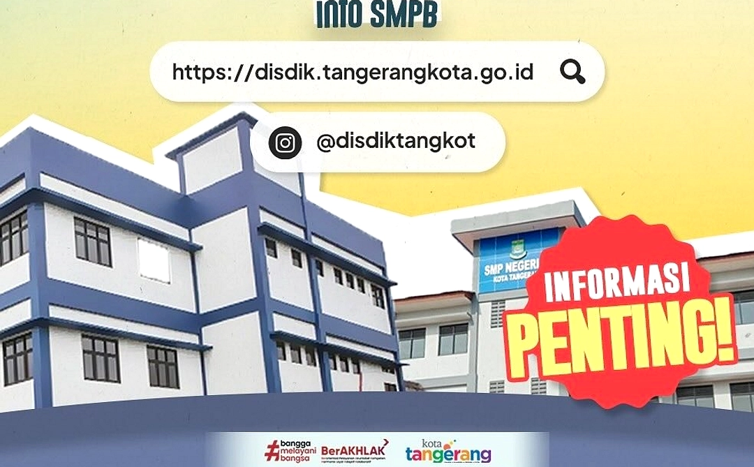 SPMB 2026 Tangerang: Pra‑SPMB SD dan SMP Buka 13 April