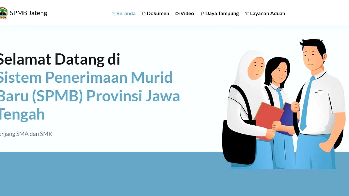 SPMB Jateng 2026: Pendaftaran Murid Baru Buka Resmi