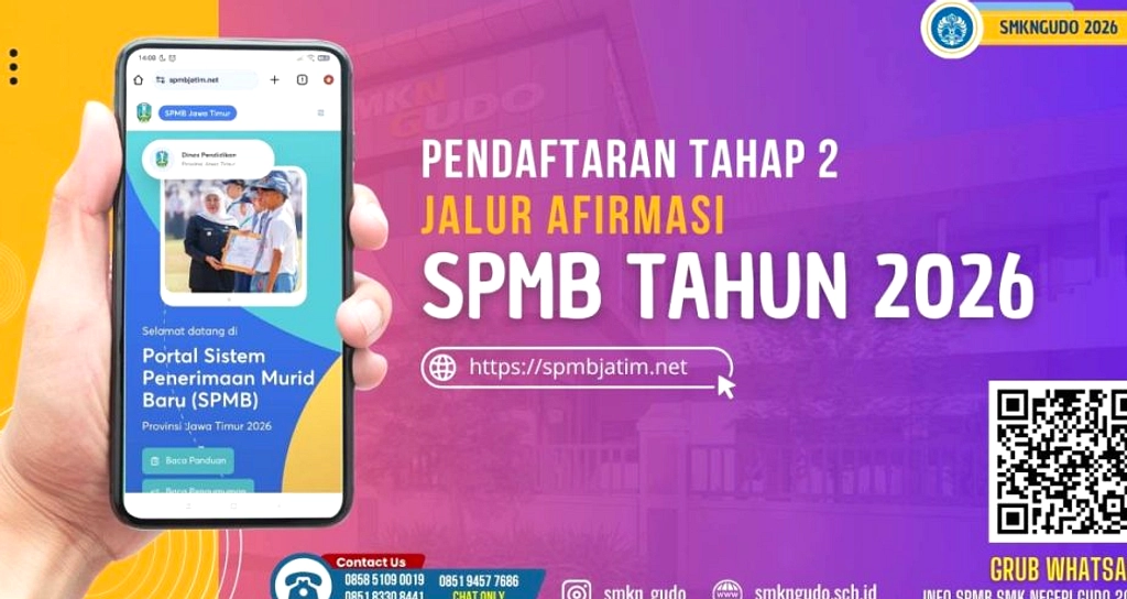 SPMB Jawa Timur 2026 Dibuka, Pendaftaran 17‑18 Juni