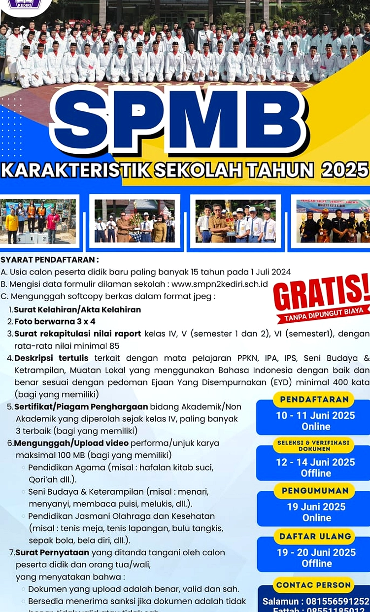 SPMB Online SMP Medan 2026 Masih Dibuka, Daftar 8-22 Juni