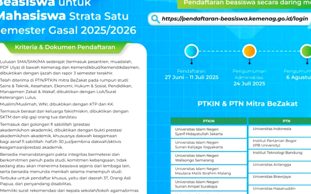 STH Jentera Buka Penerimaan Mahasiswa Baru Beasiswa 2026/2027