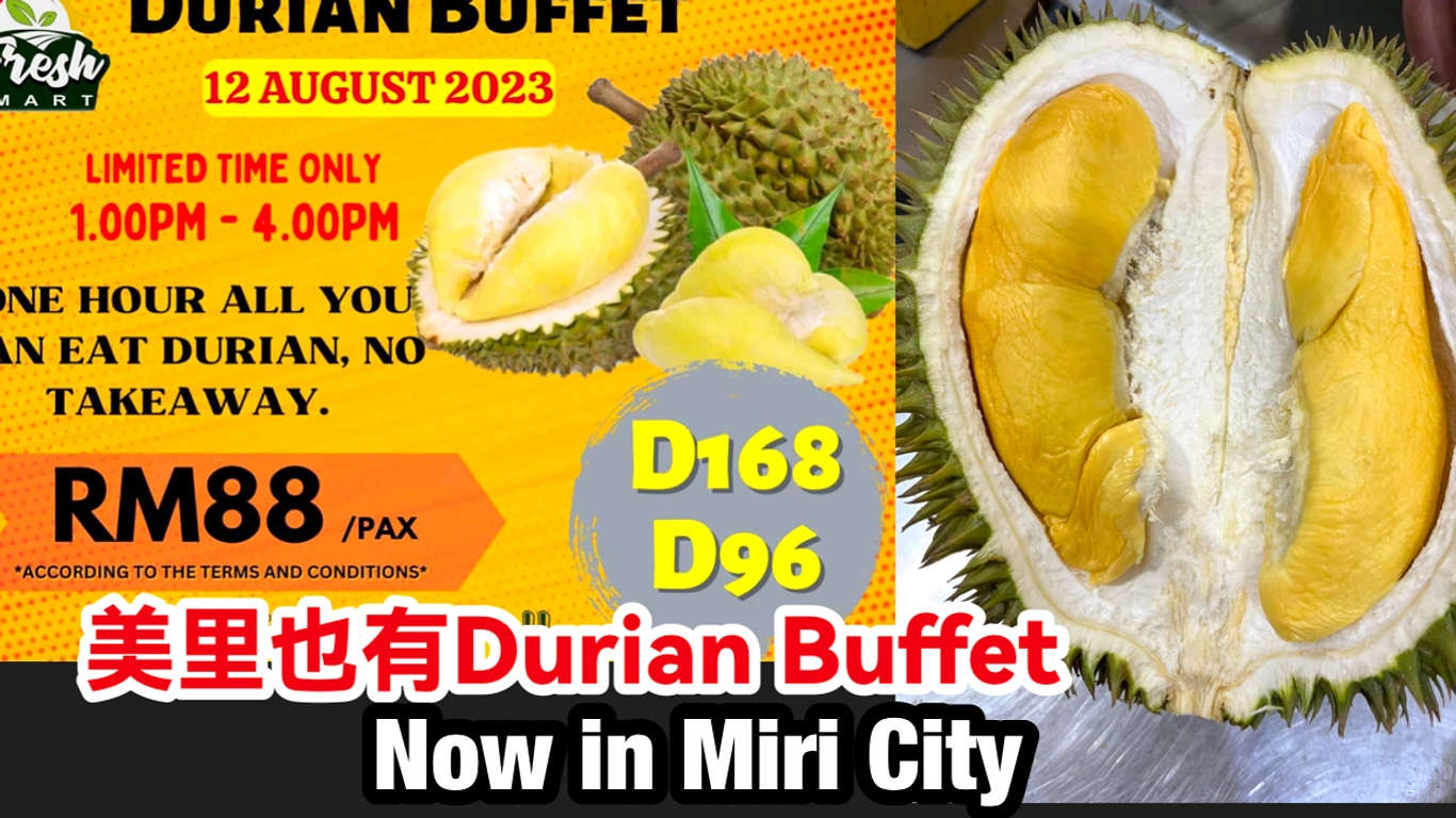Supermarket Buffet Durian 1 Ton di Ho Chi Minh Harga 199Ribu