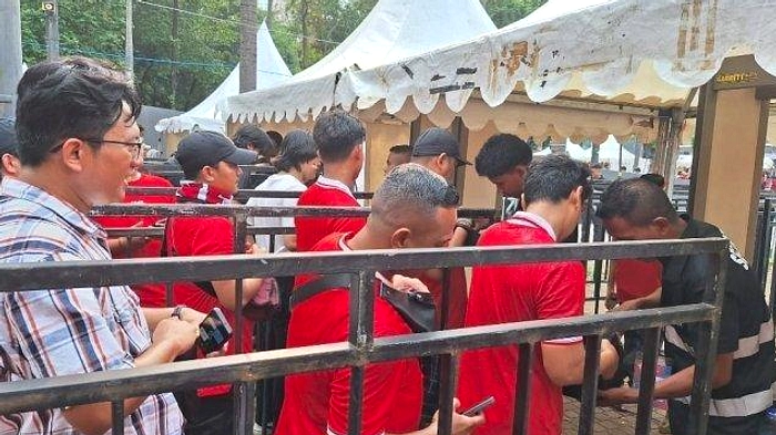 Suporter Gelora Bung Karno Tunggu Laga Timnas vs Saint Kitts