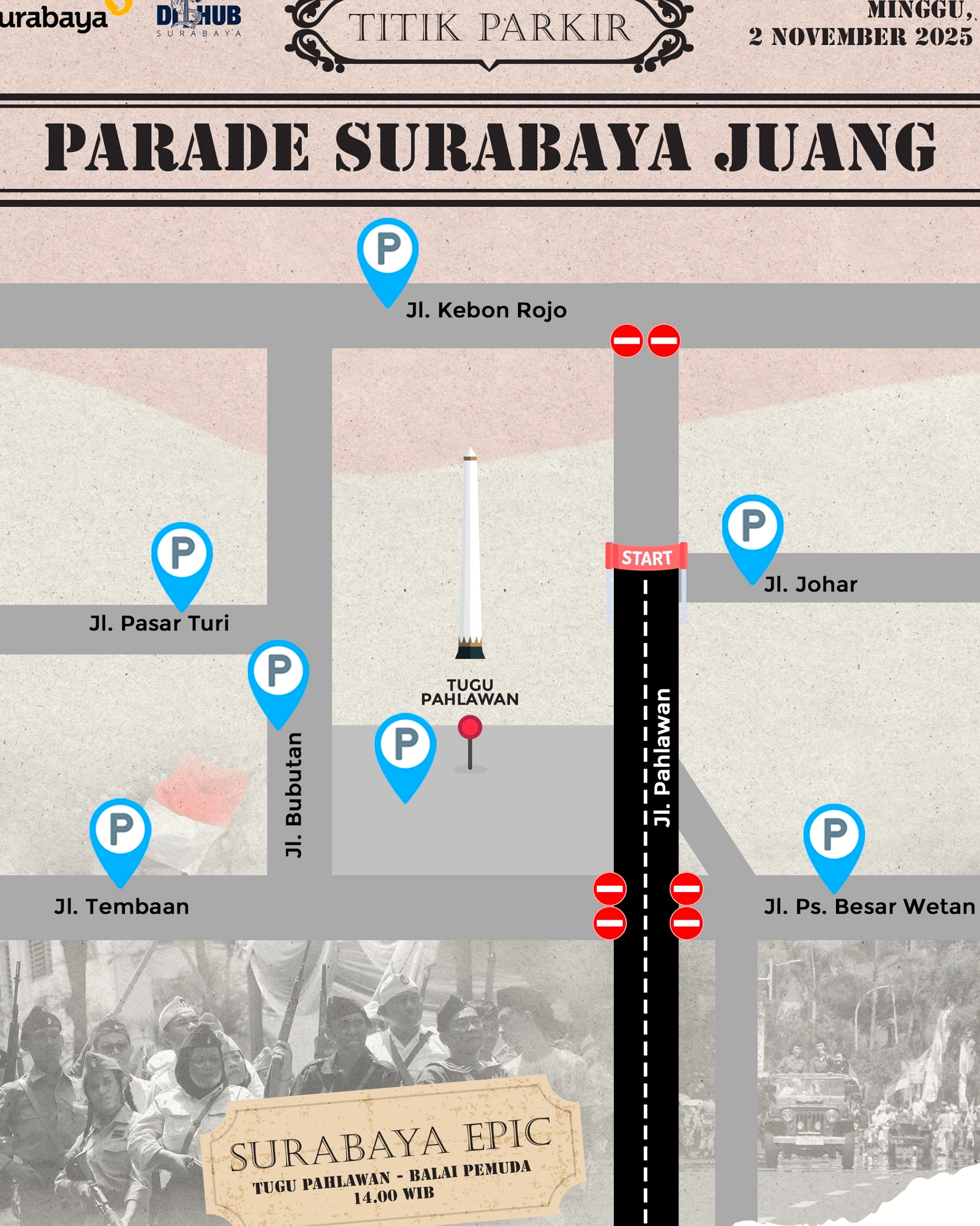 Surabaya Vaganza 2026: Parade Malam 16 Mei, Tema Garden