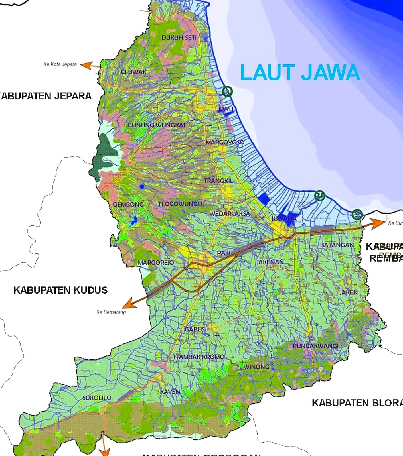 Talud Sungai Widodaren Lumbungmas Longsor, Jalan Terbatas