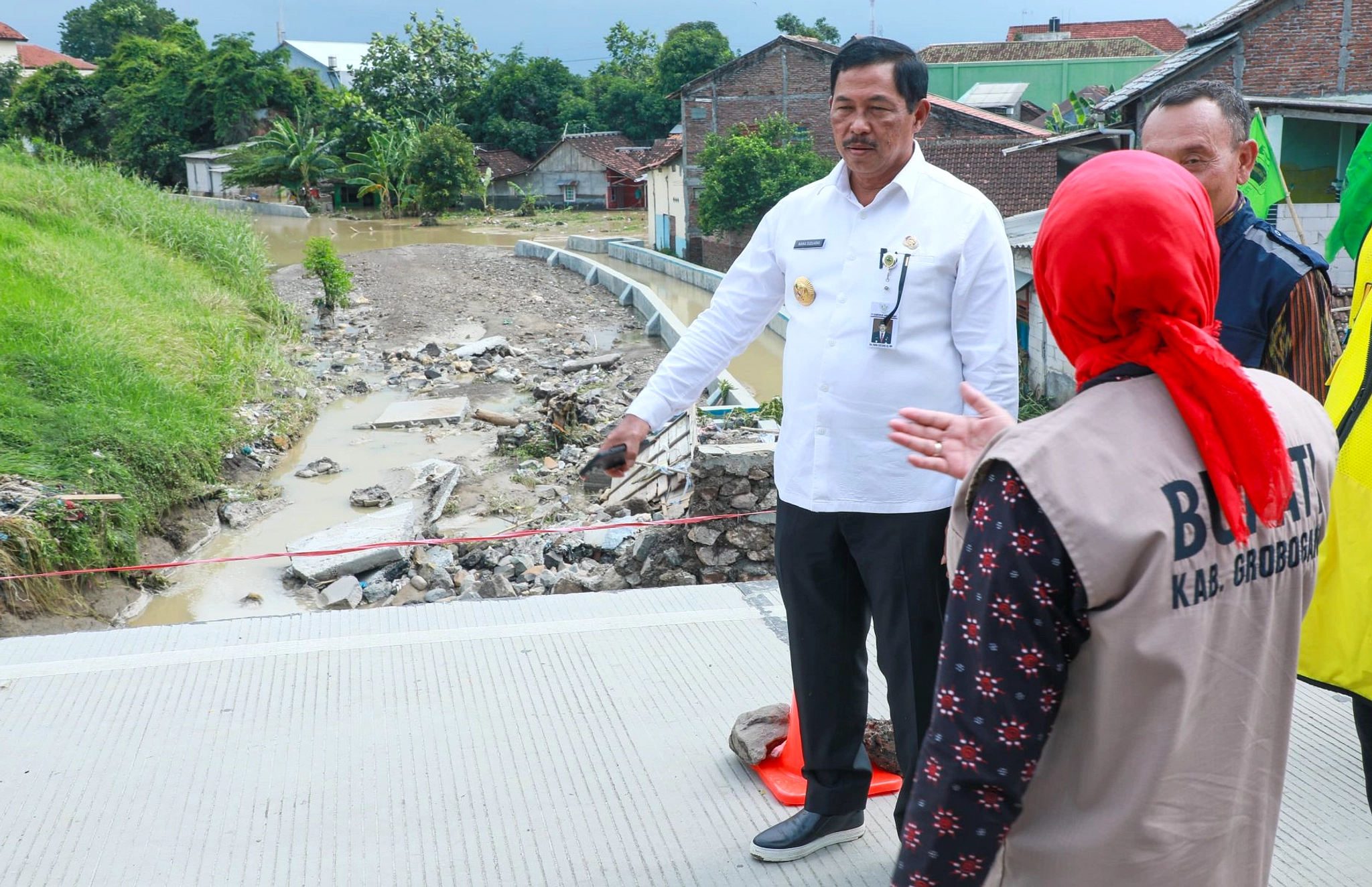 Tanggul Sungai Tuntang Jebol, Banjir Melanda Desa Trimulyo