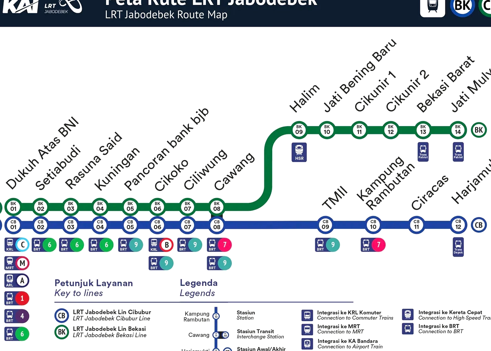 Tarif LRT Jabodebek Rp 8 di 17 Agustus 2026