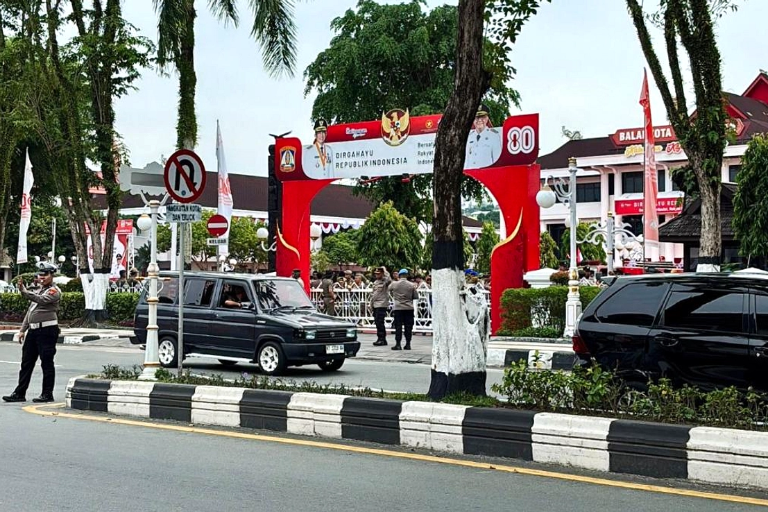 Taruna NusantaRun 2026, Polresta Alihkan Arus Lalu Lintas