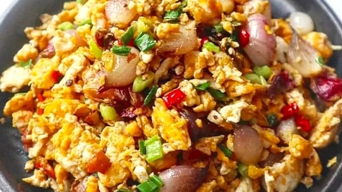 Telur Orak-Arik Rp1,3 Juta di Shanghai Viral