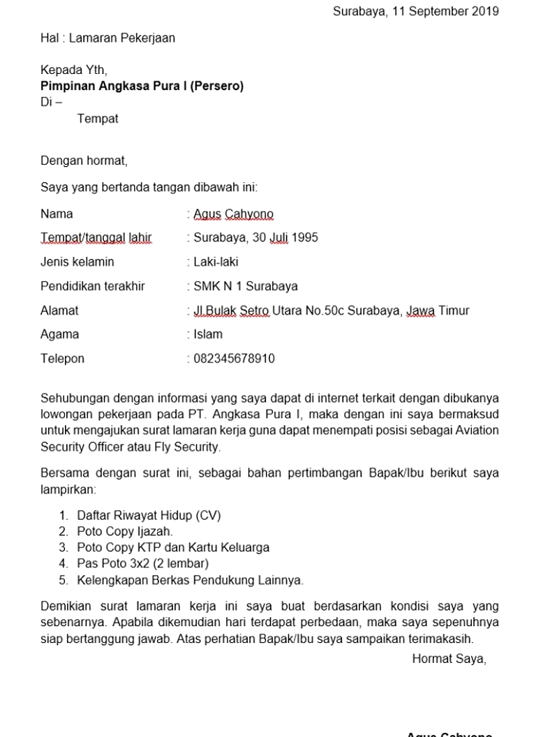 Template Surat Lamaran Kerja: Menulis Email Lamaran Efektif