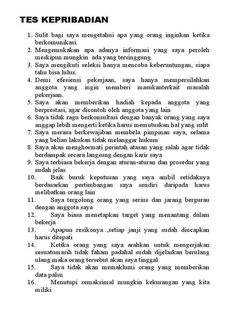 Tes Psikometri Anak Muda: Cara Praktis Kenali Kepribadian