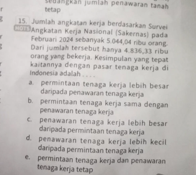 Tiga Perempat Tenaga Kerja Indonesia Masih Informal