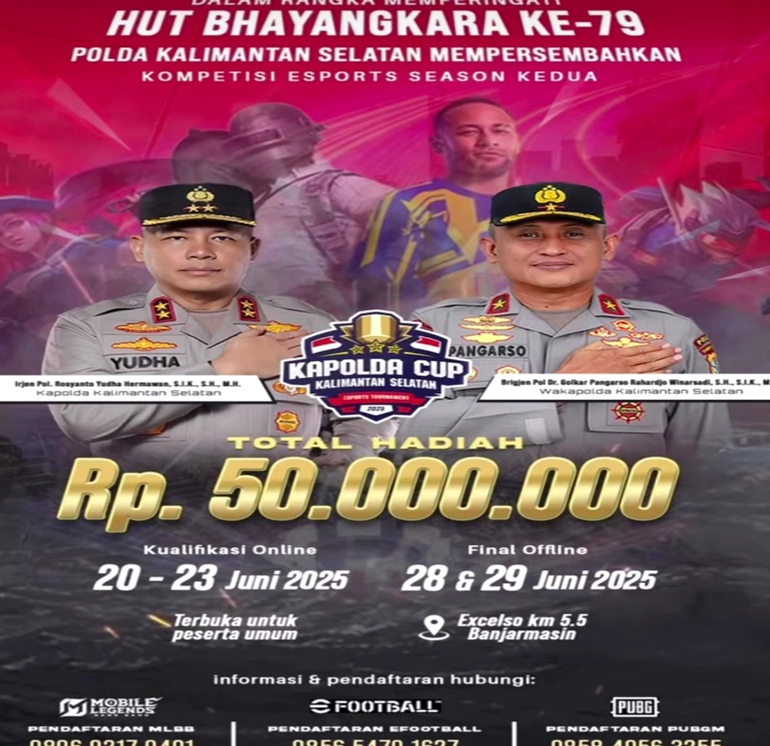Tim Jhon Kei Juara E-Sport Kapolda Cup, Siap ke Jakarta