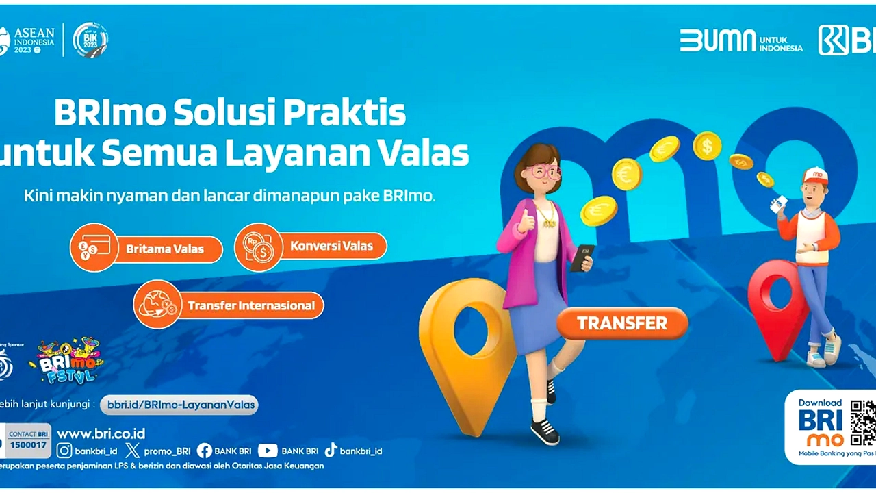 Transfer Internasional BRImo: Kirim Uang ke 160+ Negara