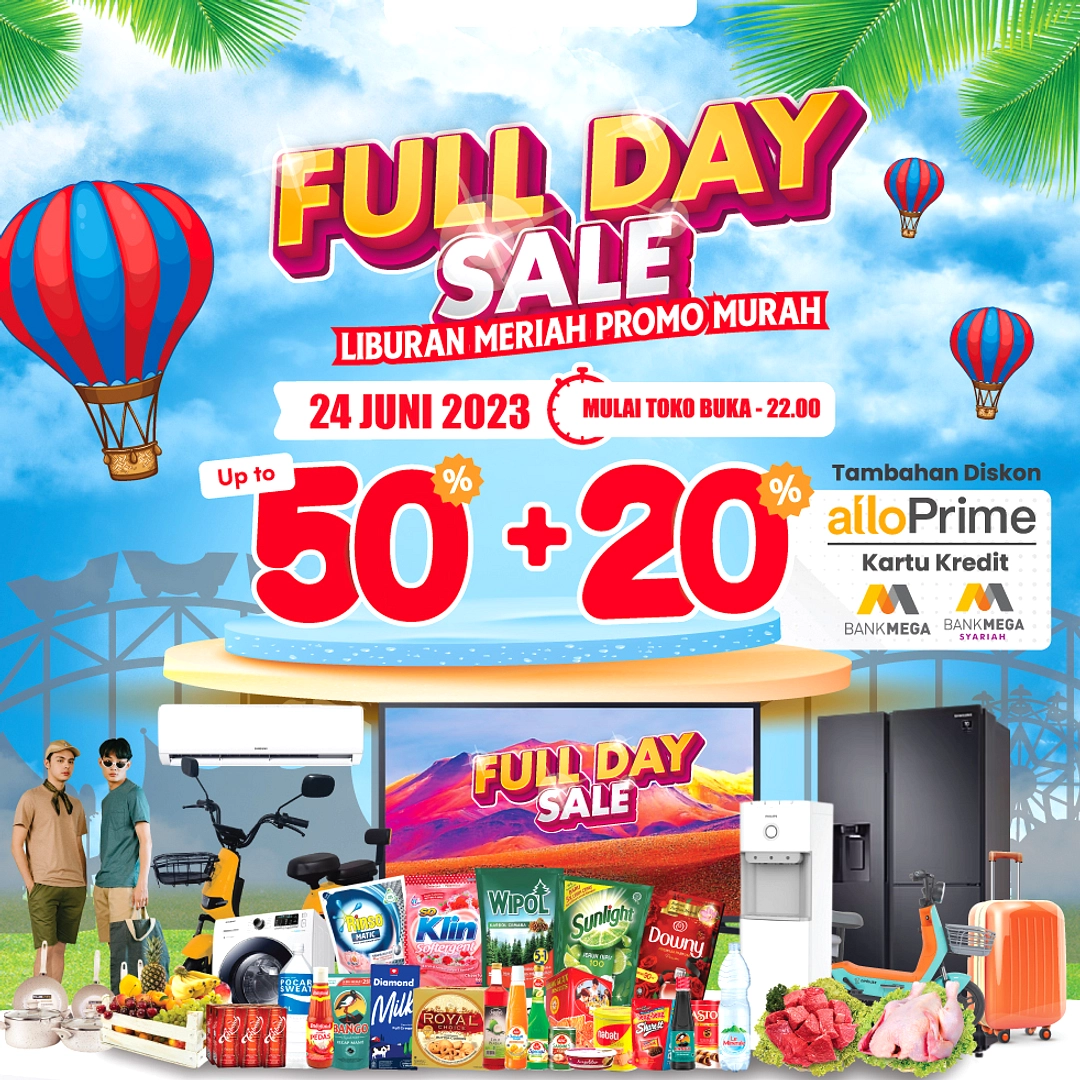 Transmart Diskon 50%+20%, Peralatan Mulai Rp12 Ribu