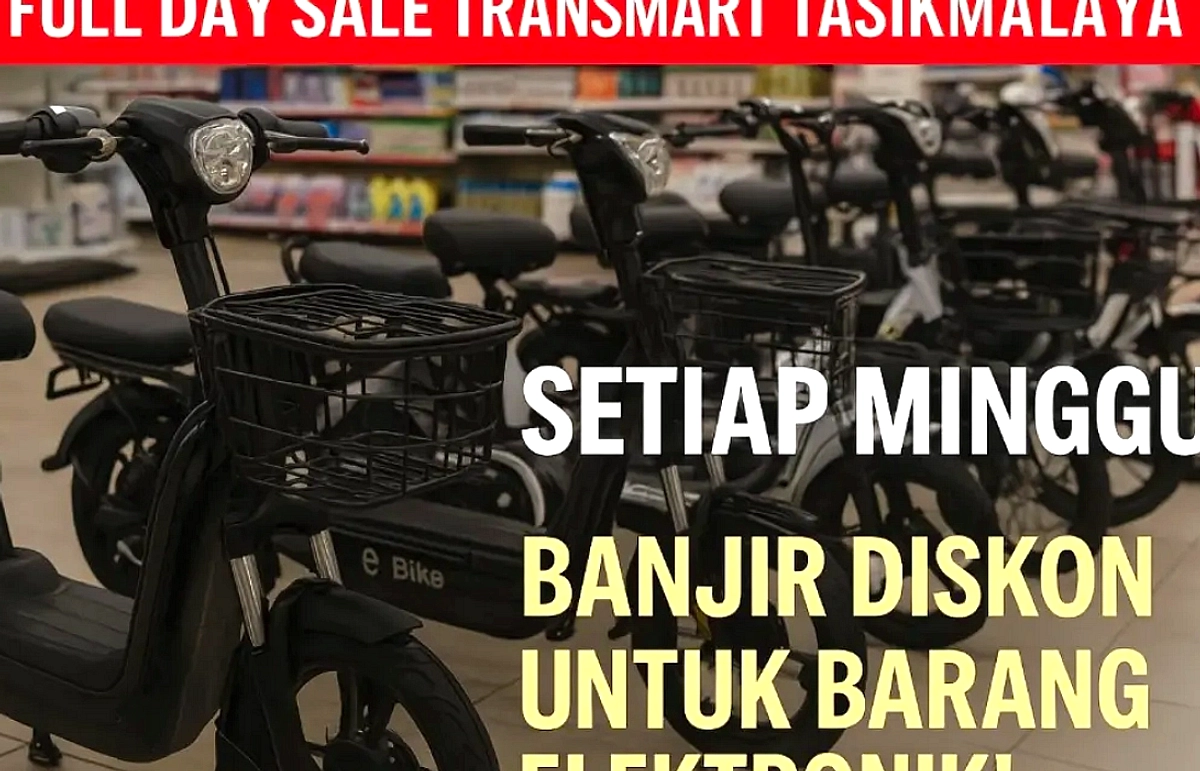 Transmart Diskon Sepeda 60%+20% Hari Ini