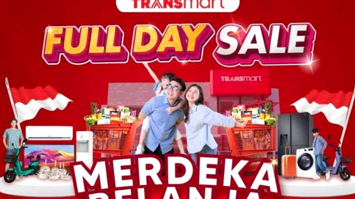 Transmart Full Day Sale: Diskon 50%+20% Khusus Bank Mega