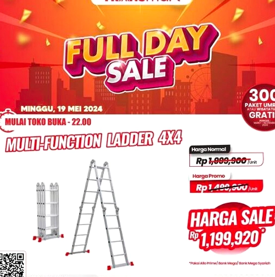 Transmart Full Day Sale: Diskon hingga 50+20%