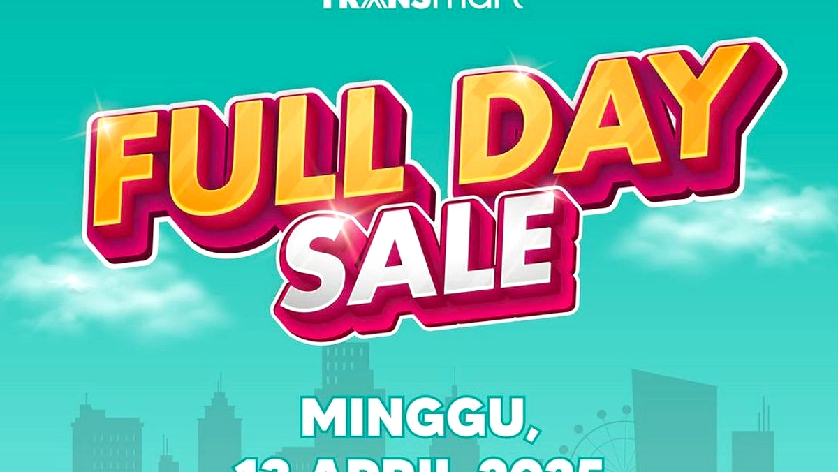 Transmart Full Day Sale: Diskon Smart TV Double 50%+20%