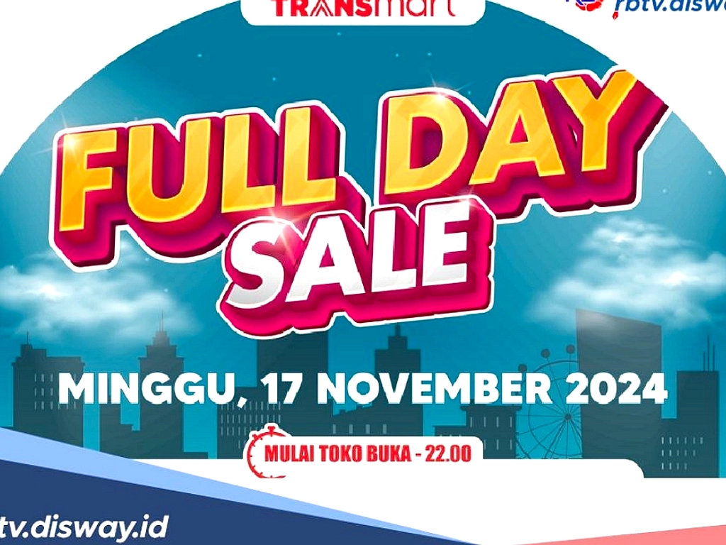 Transmart Full Day Sale: Diskon TV LG hingga Rp 1,1 Juta