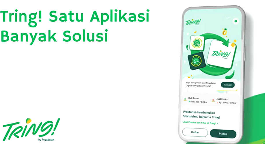 Tring! by Pegadaian Rayakan Ultah Pertama dengan Wajah Baru