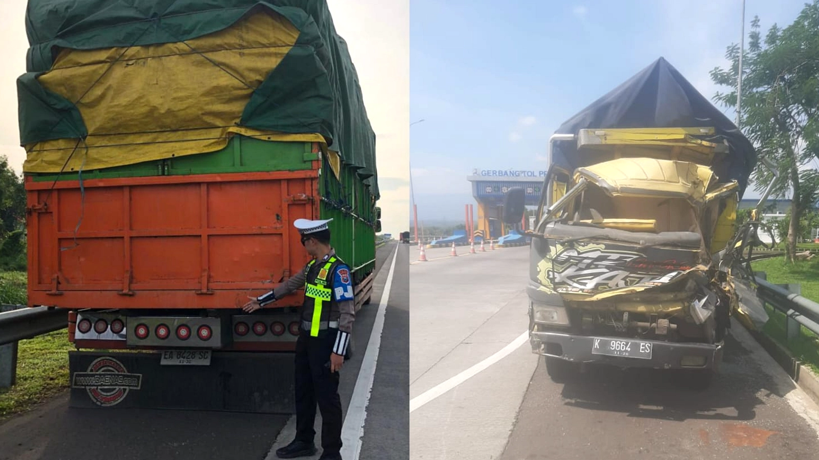 Truk Terguling di Tol Pasuruan‑Probolinggo, Tidak Ada Korban
