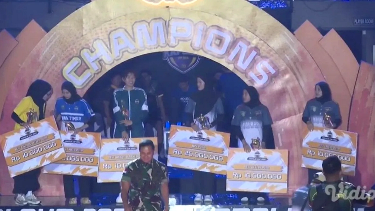 Turnamen Mobile Legends Polres Banyuasin seleksi atlet e-sport