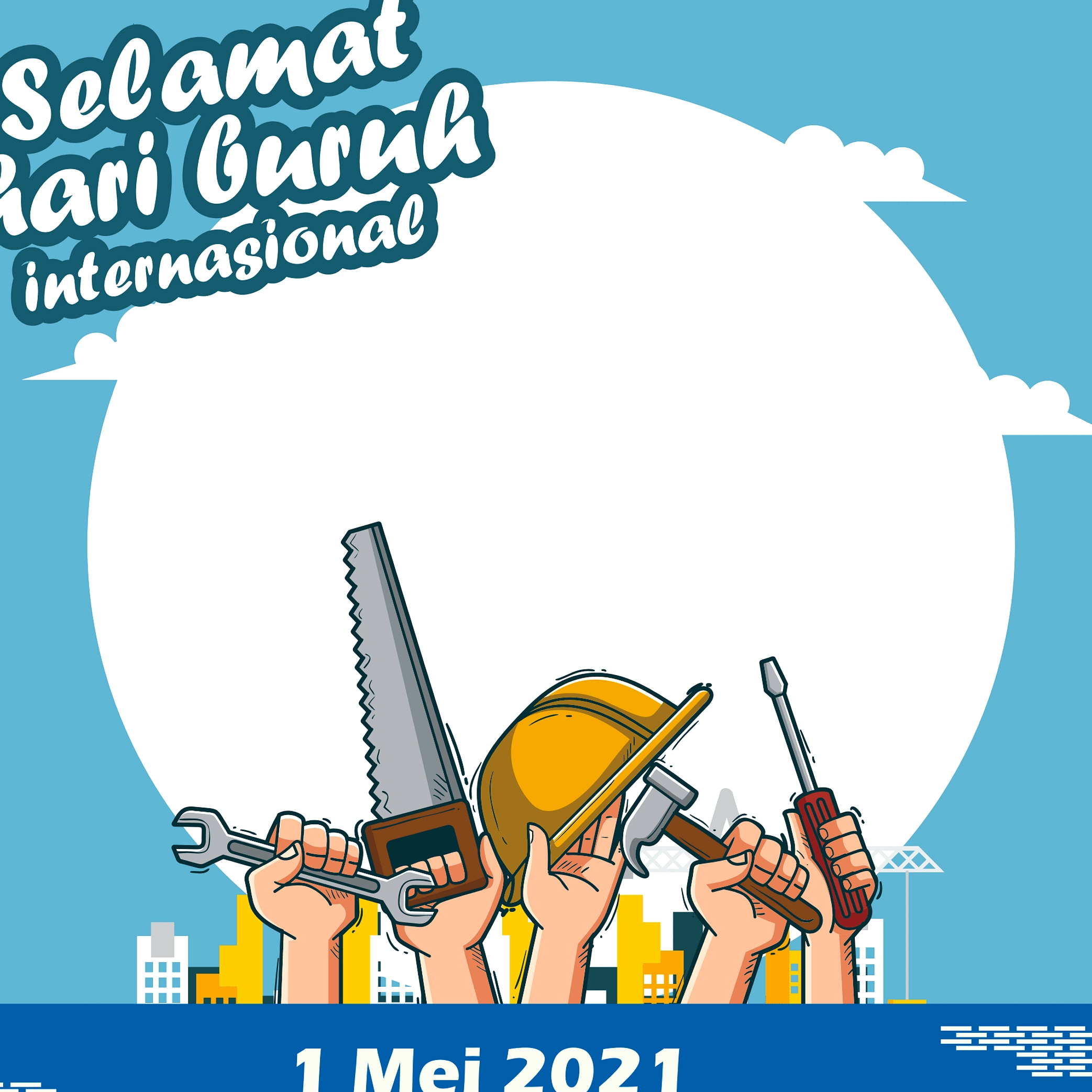 Twibbon Hari Buruh 2026: Solidaritas Pekerja di Media Sosial