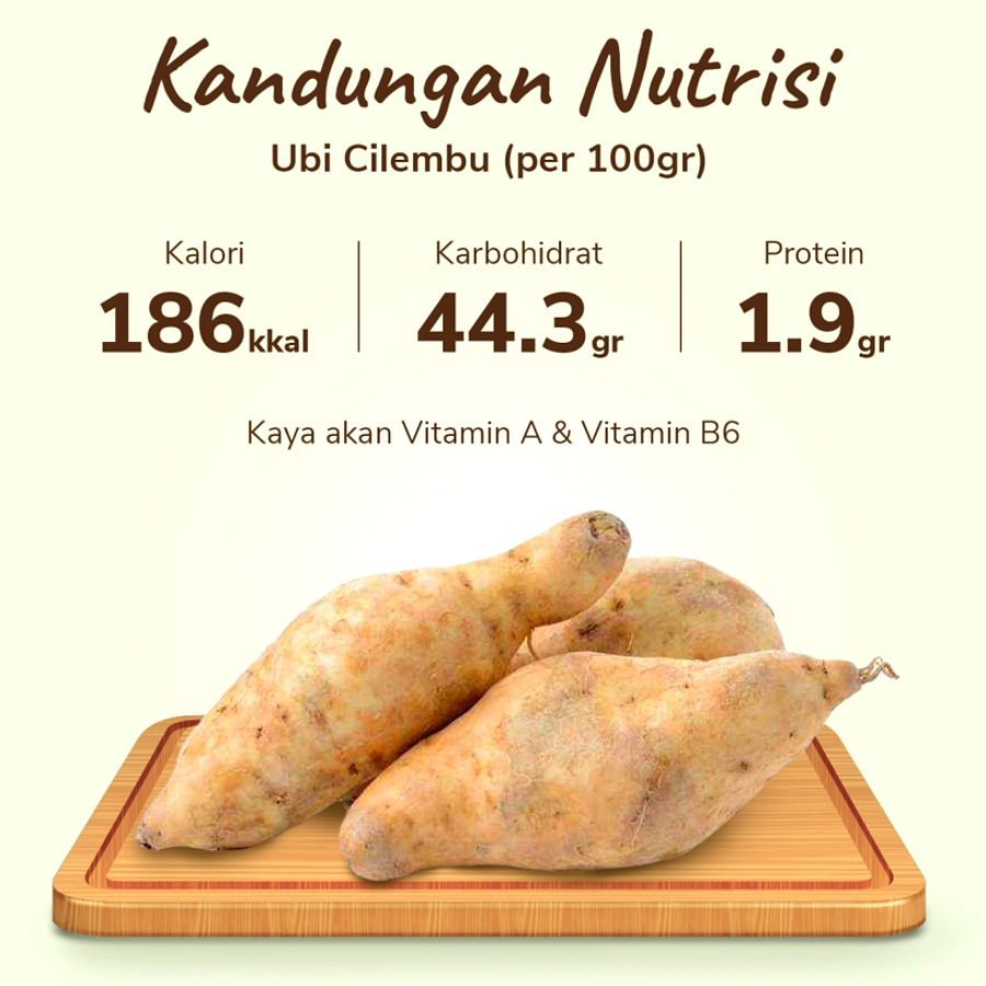 Ubi Cilembu Cream Cheese Hanya Satu Buah per Orang di AEON