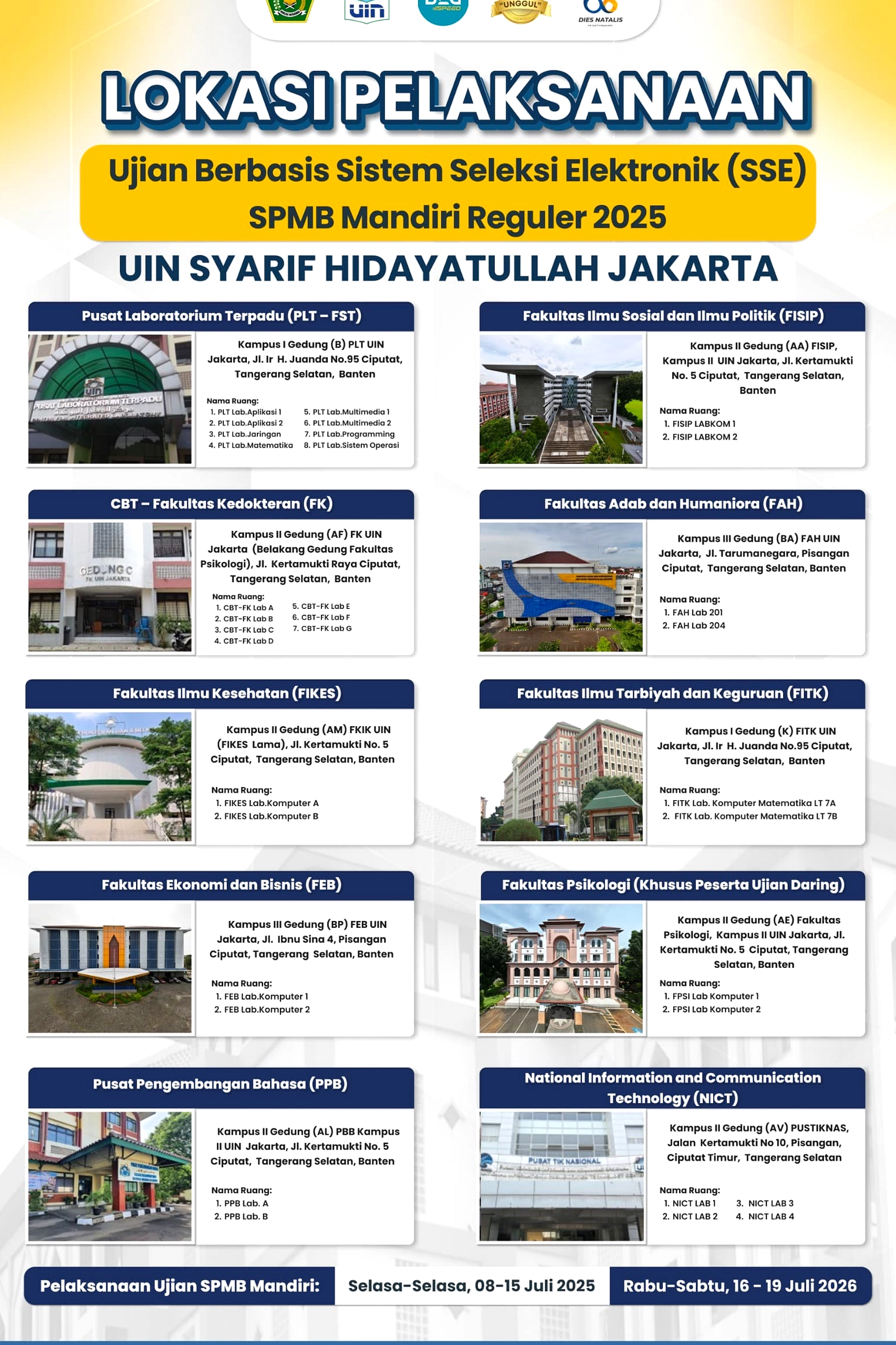 UIN Jakarta Buka Pendaftaran SPMB Mandiri Reguler 2026