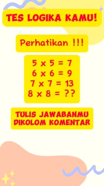 Uji Ketelitian: Tantangan Logika Matematika Teka‑Teki