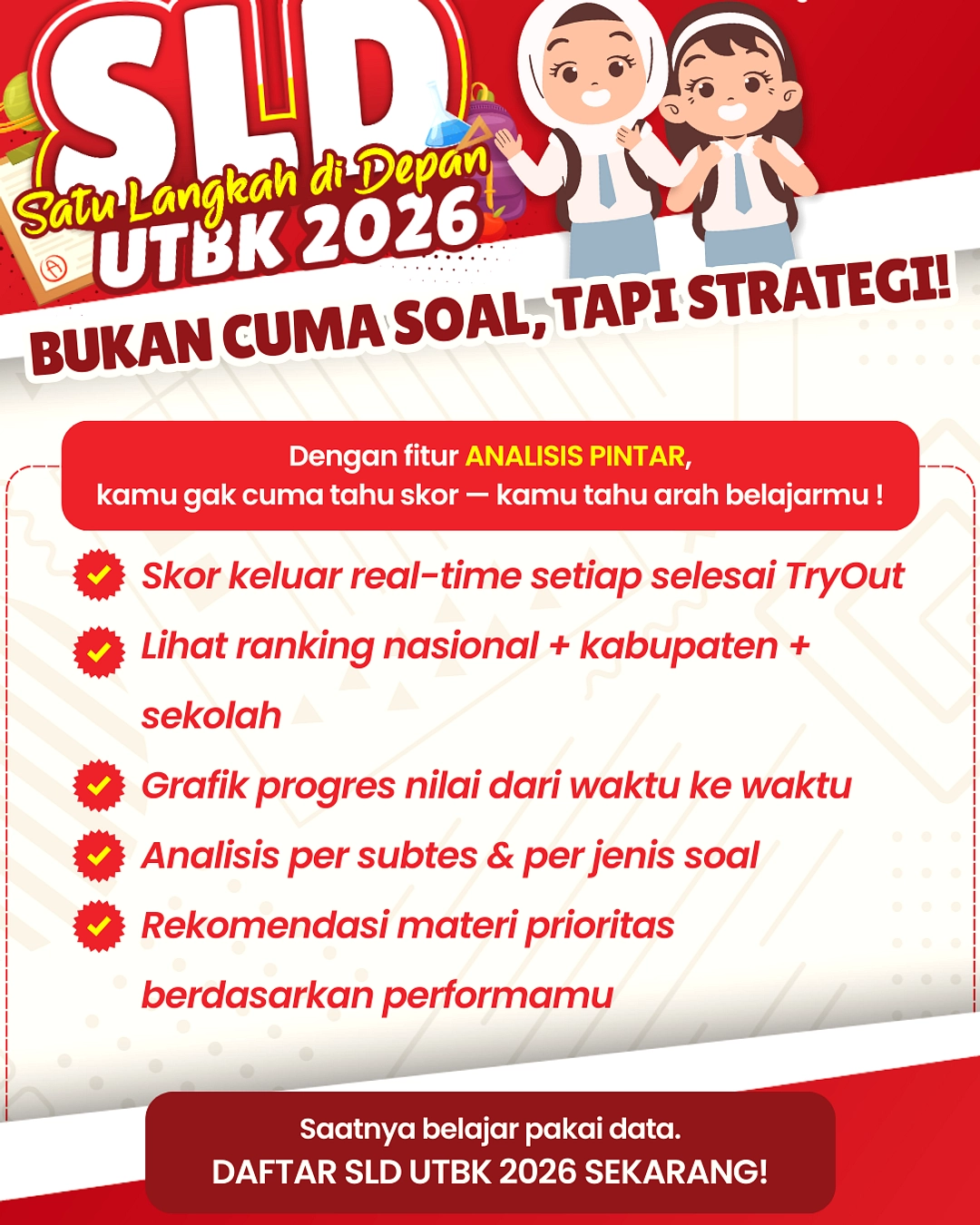 Ujian TKA SD 2026: 20-30 April, 4 Sesi per Hari Pagi dan Sore