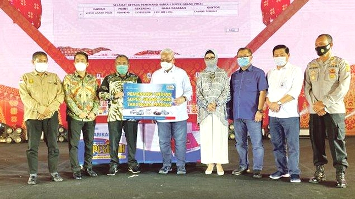 Undian Super Grand Prize Sumsel Babel di Stadion Sriwijaya