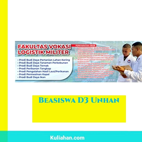 Unhan RI Buka Pendaftaran Mahasiswa D3 Tanpa Biaya Kuliah