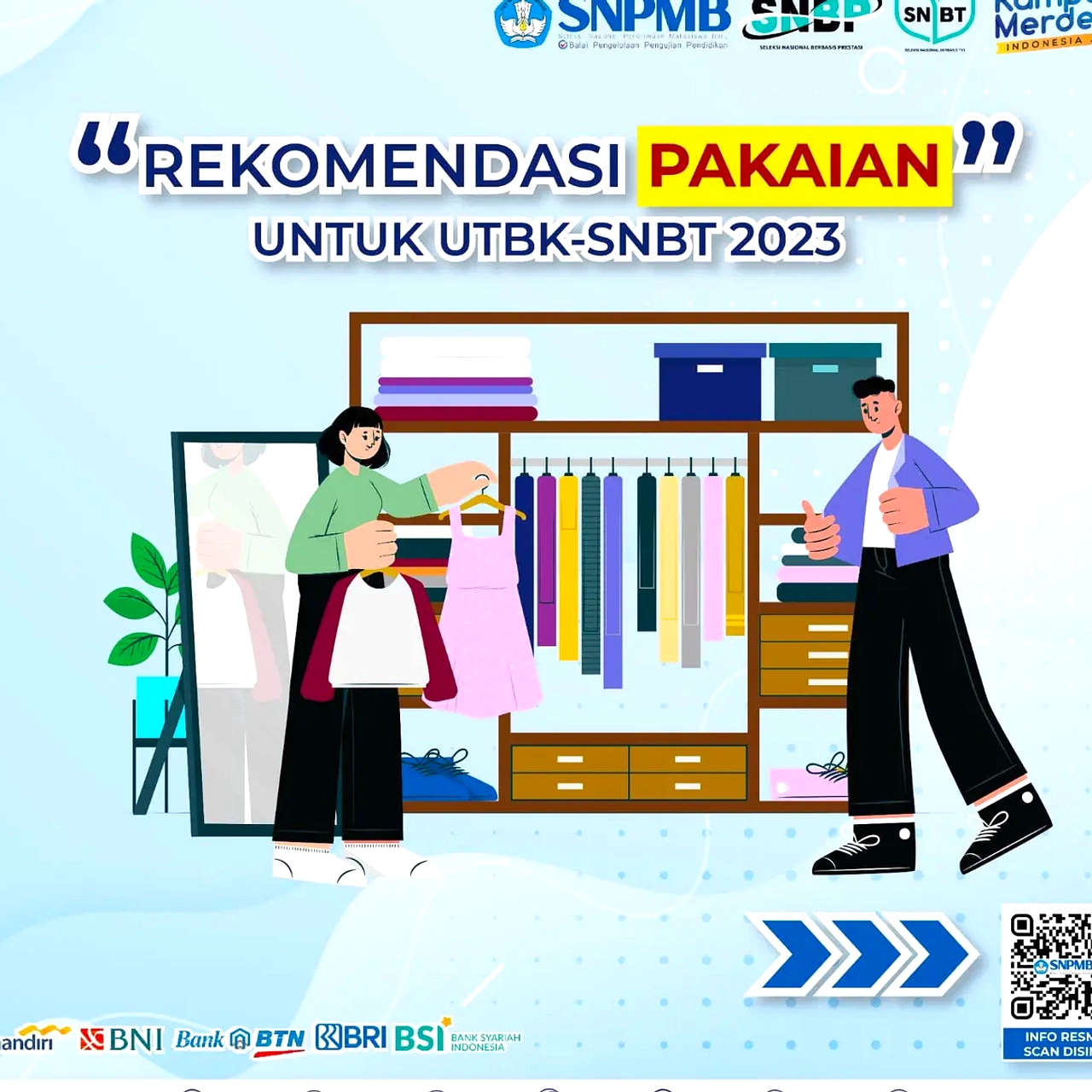 UTBK SNBT 2026: Aturan Pakaian Formal dan Wajib Sepatu