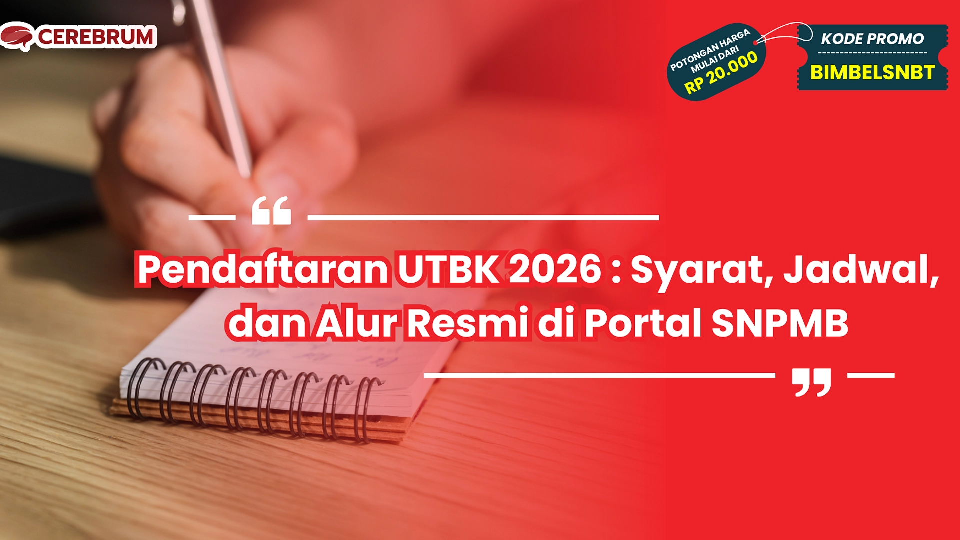 UTBK SNBT 2026 Dibuka 25 Maret: Persyaratan Lengkap untuk