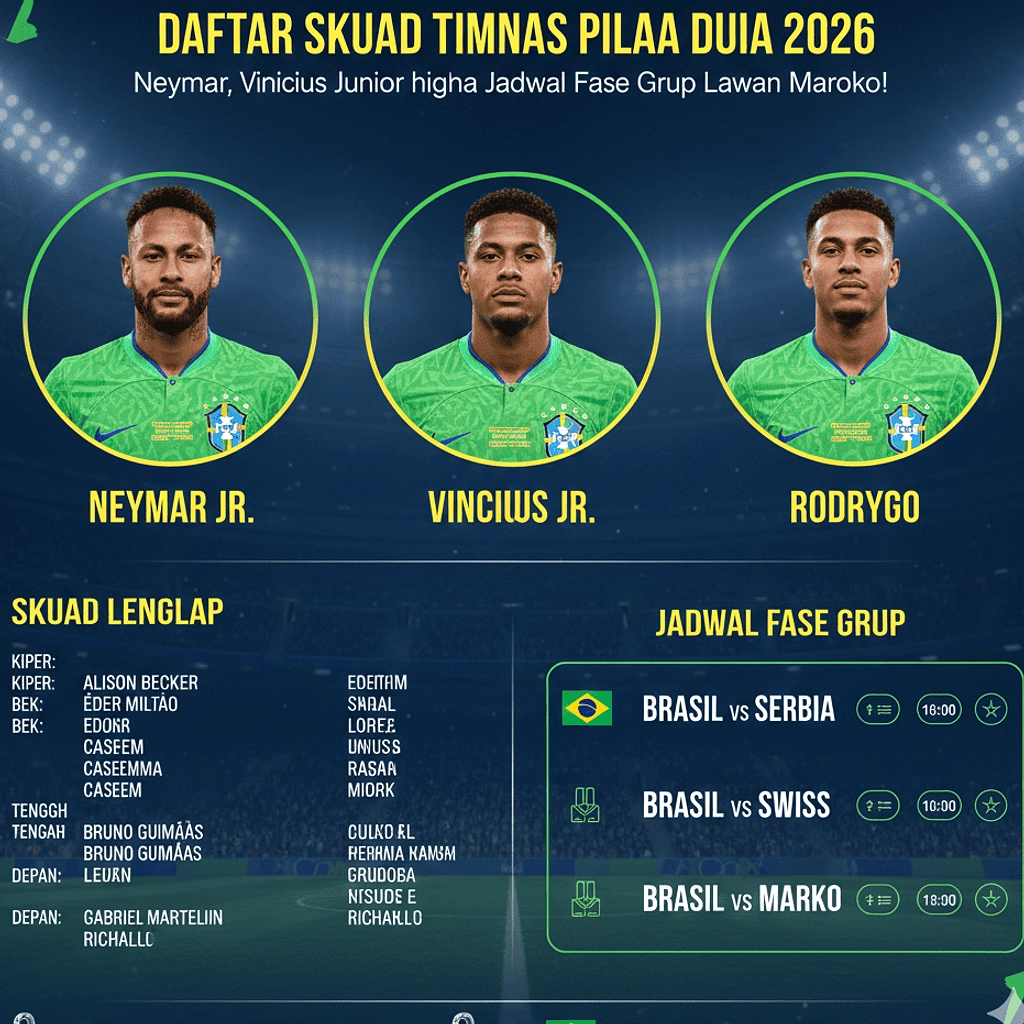 Vinicius Junior Minta Maaf Usai Brasil Tersingkir di 16 Besar Piala Dunia