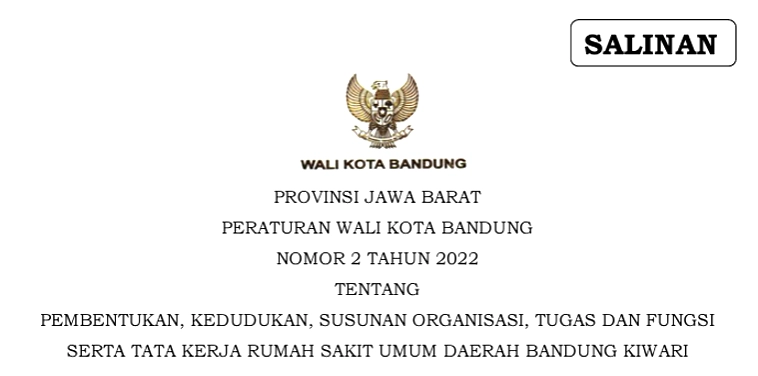 Wali Kota Bandung Mendadak Kritis, Dilarikan ke RS