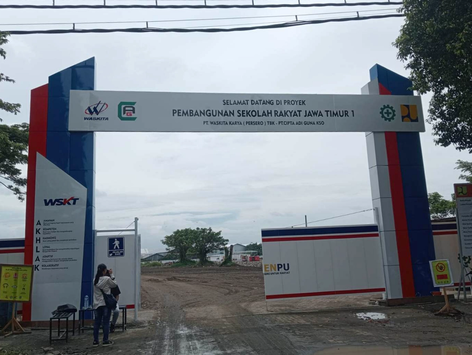 Waskita 81,61% Selesai Bangun Sekolah Rakyat Sulawesi