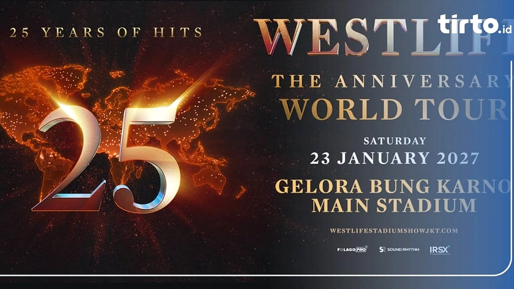 Westlife 25 Tahun: Konser ‘25 Years Of Hits’ Buka Tiket