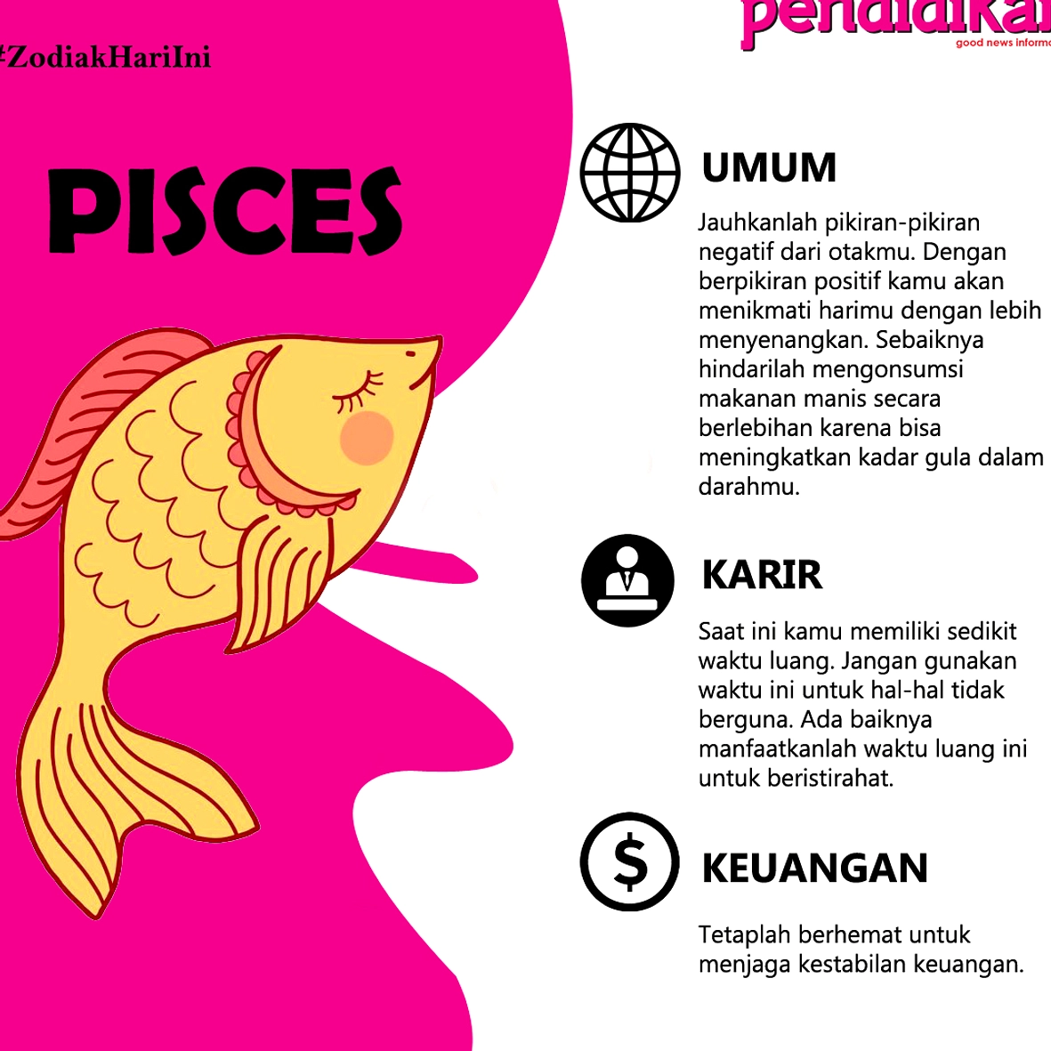 Zodiak Pisces: Prediksi 13 April 2026 – Hari Penuh Peluang