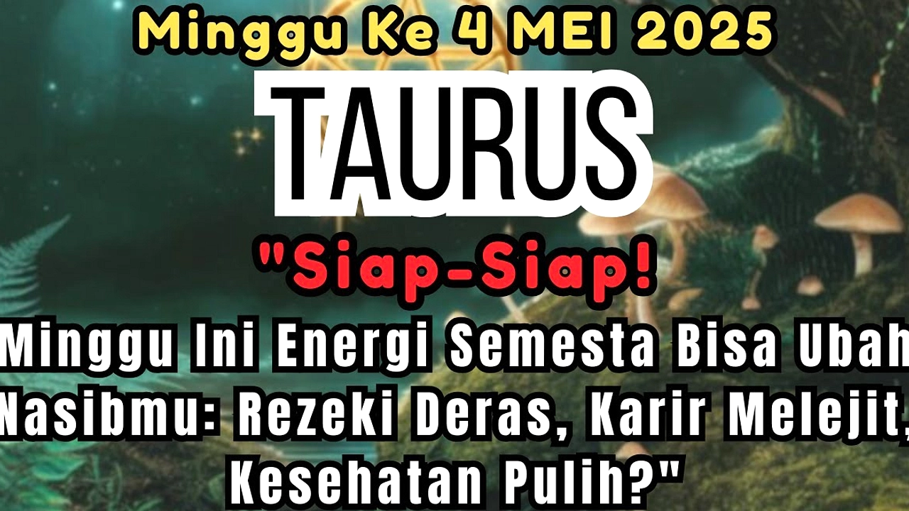Zodiak Taurus 1 Mei 2026: Energi Bumi, Keputusan & Keberuntungan